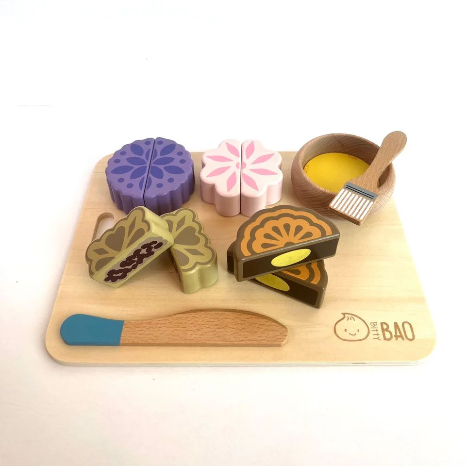 WOODEN MOONCAKE TOY SET - Image 3