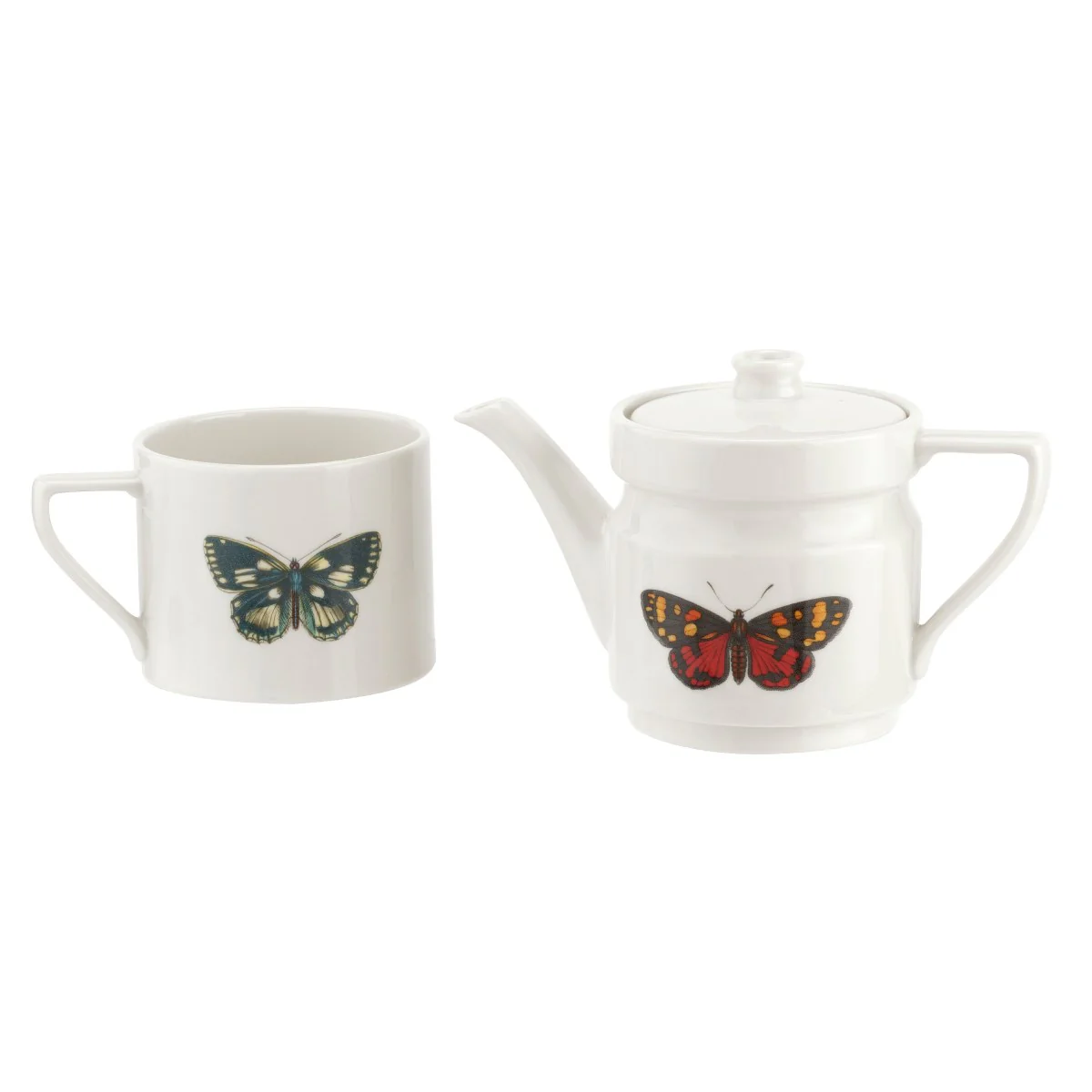 BUTTERFLY MOTIF TEA-FOR-ONE SET - Image 3